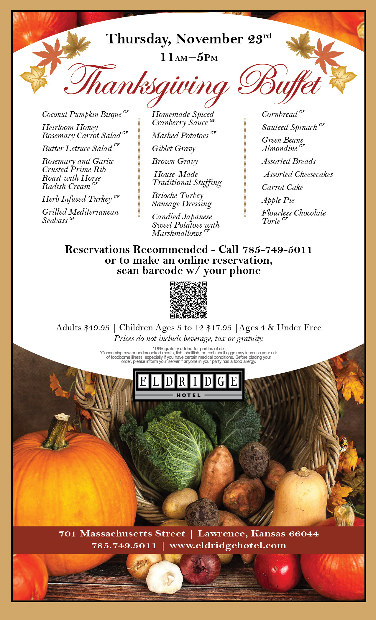 Thanksgiving Menu 2023 - Elephants Delicatessen